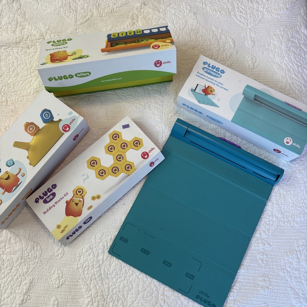 Shifu Plugo Game Pad Enables Hands-On Play w/ Plugo Letters, Plugo Count & Link